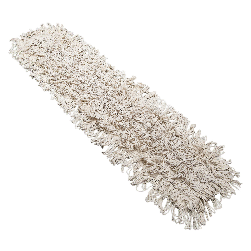 Victoria Bay white microfiber dust mop head, 36 x 5 in