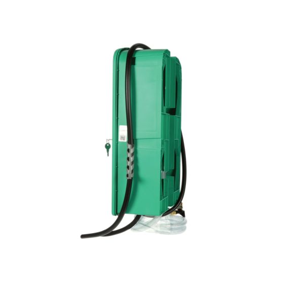 3M Flow Control dispenser 85851 side view with hoses