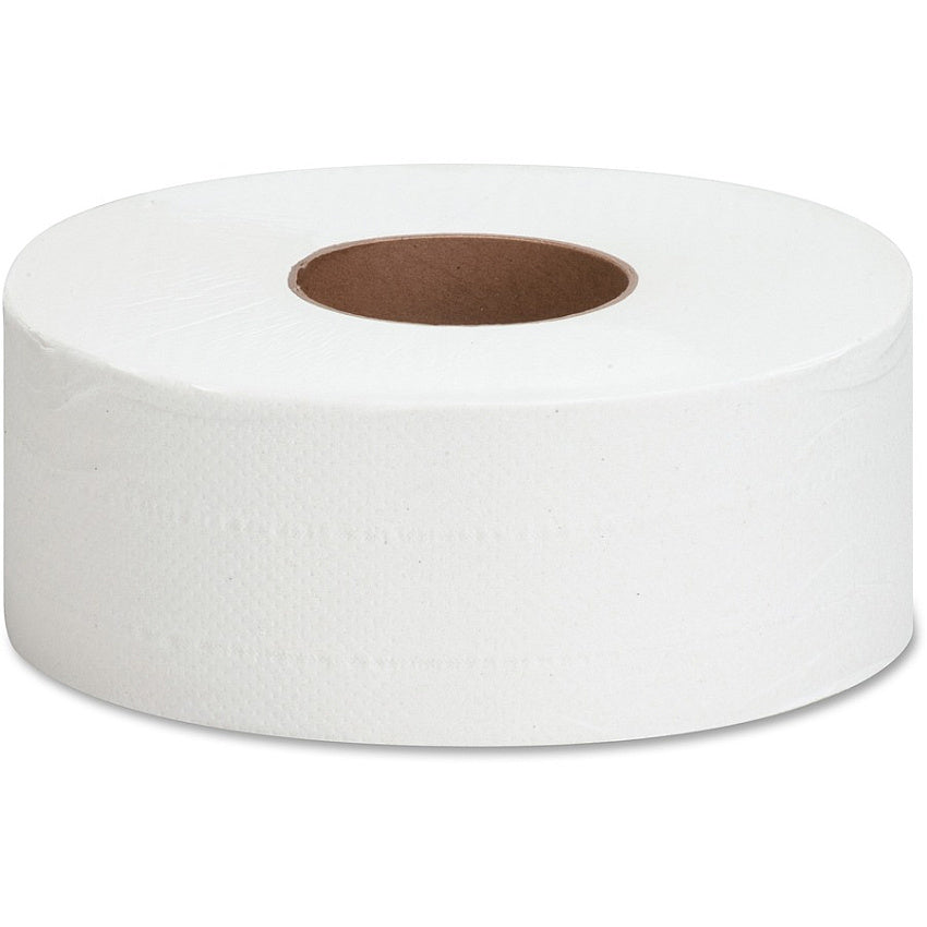 Genuine Joe Jumbo Toilet Paper, 2-Ply, 1,000 ft Rolls, 12/Case