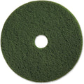 Genuine Joe Green Scrubbing Pads, 20 in, 5/Case