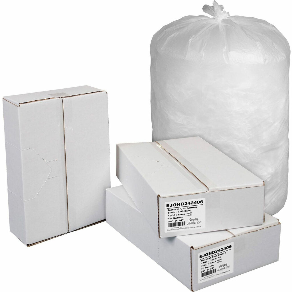 Genuine Joe 10 gallon high-density can liners