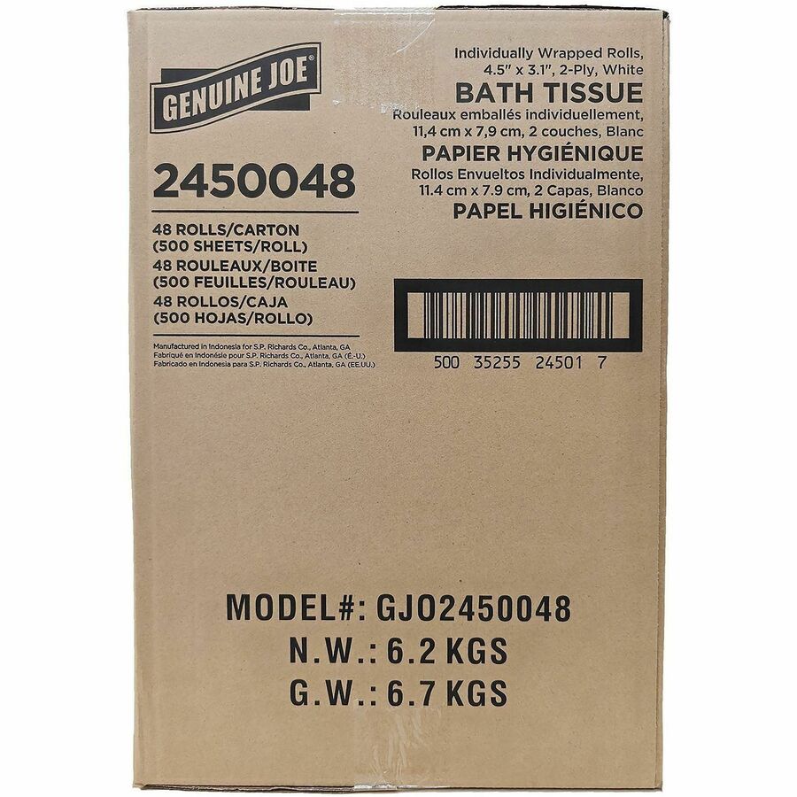 Genuine Joe bathroom tissue case