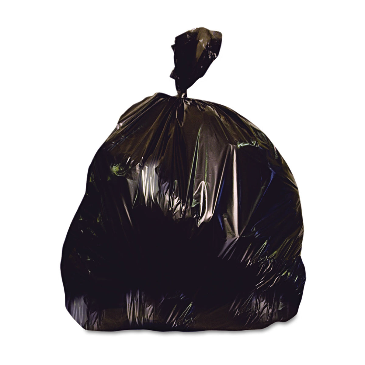 Heritage Can Liners, 33 Gal, 1.5 Mil, 33 x 39 in, Black, 100/Case