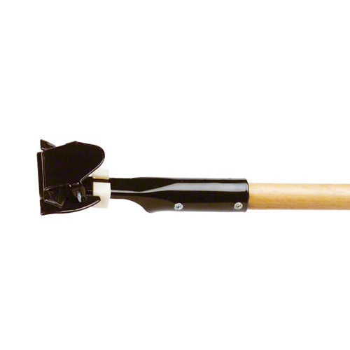 Swivel clip head of the dust mop handle