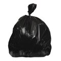 Heritage High-Density Can Liners, 45 Gal, 22 Mic, 40 x 48 in, Black, 150/Case