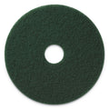 Americo Scrubbing Pads, 17 in, Green, 5/Case