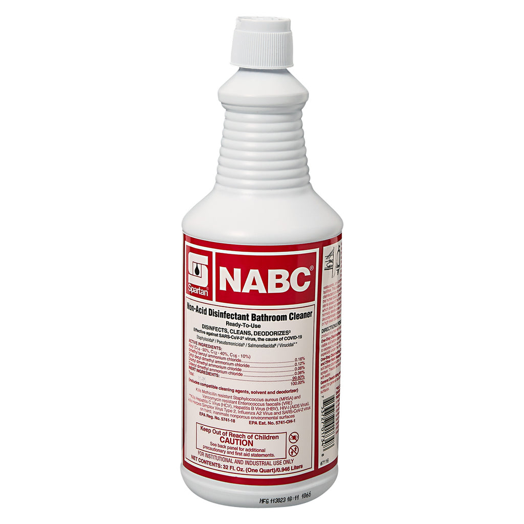 Spartan NABC restroom cleaner disinfectant, 32 oz bottle