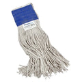 Victoria Bay #20 cut-end wet mop head, white and green