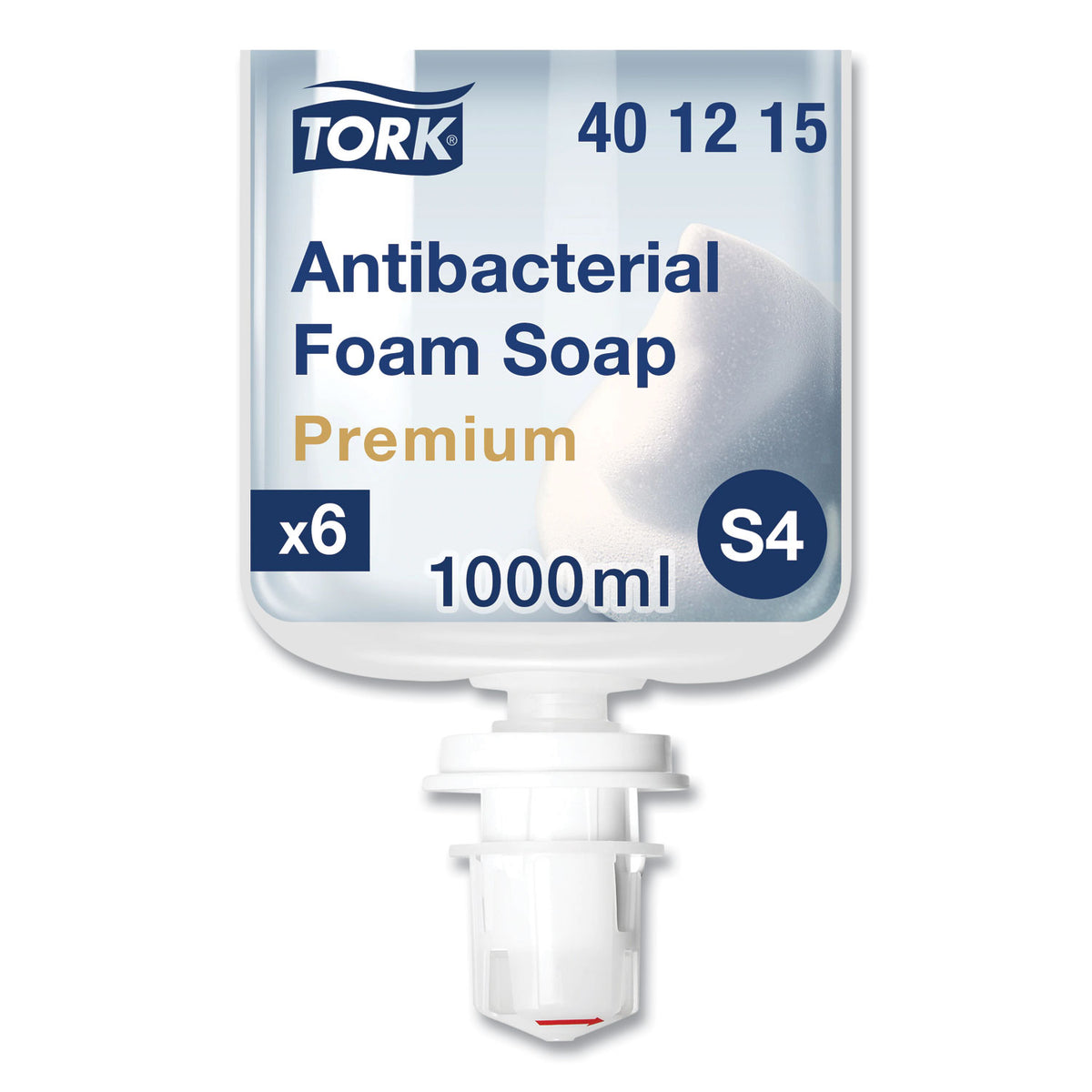Tork Premium Antibacterial Foam Soap Refill, Unscented, 1 L, 6/Case
