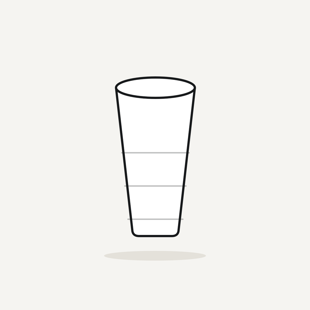 Stack of paper hot cups