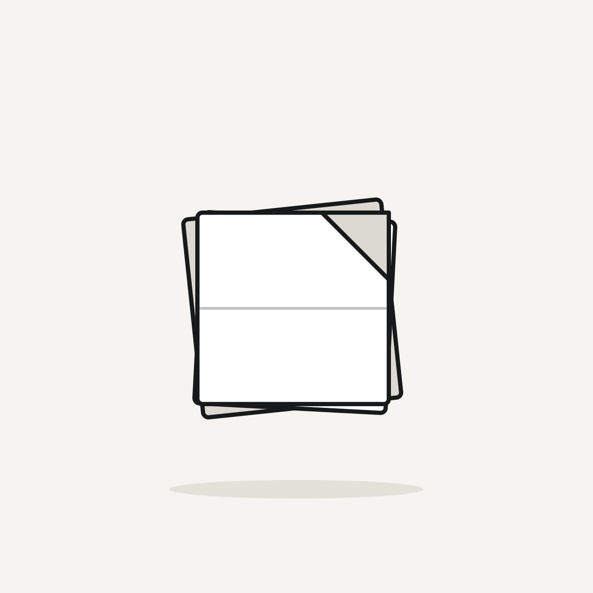 Stack of luncheon napkins