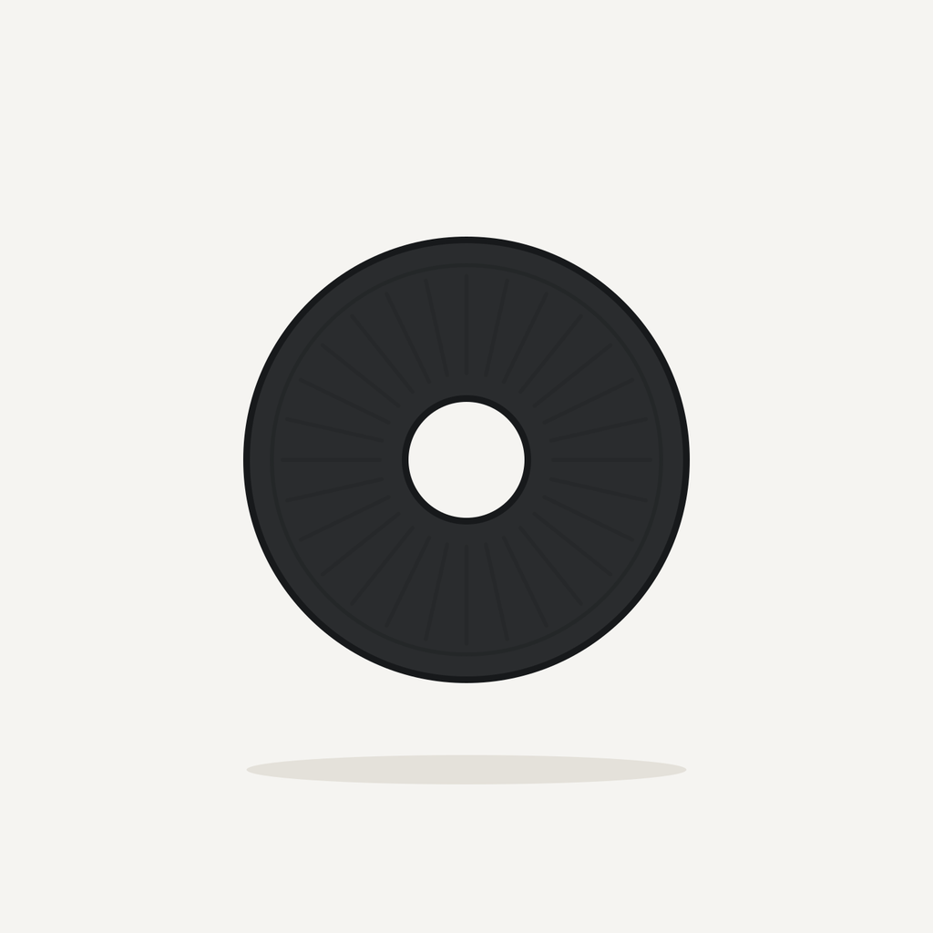 Black 20 inch stripping floor pad