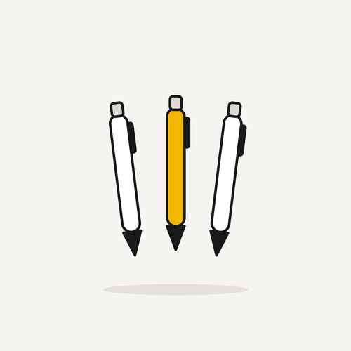 Retractable ballpoint pens