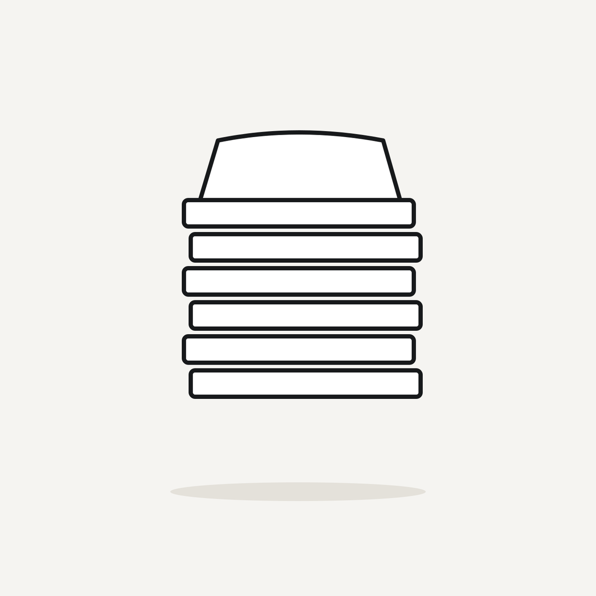 Stack of multifold hand towels