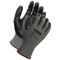 Proworks Nitrile Foam-Coated Work Gloves, Gray, Large, 12 Pairs