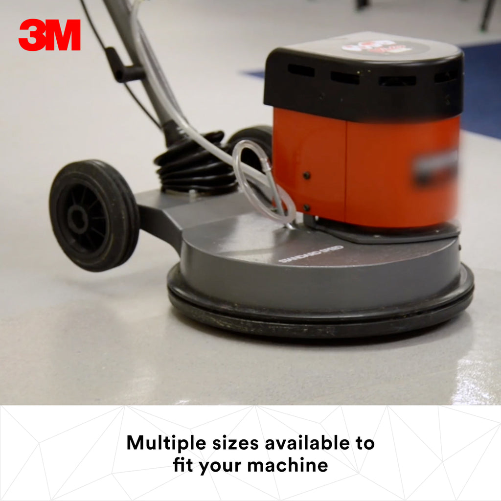 3M stripper pad on a floor machine