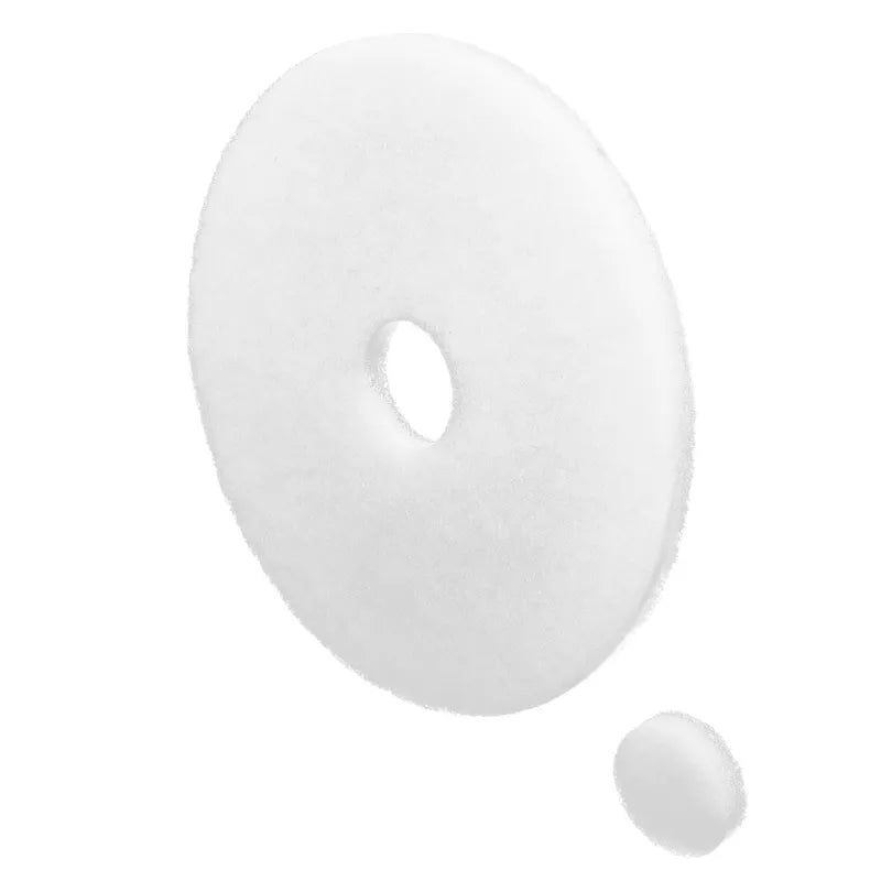 Victoria Bay 17 inch white polishing floor pad