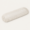 White cotton cut-end dust mop head
