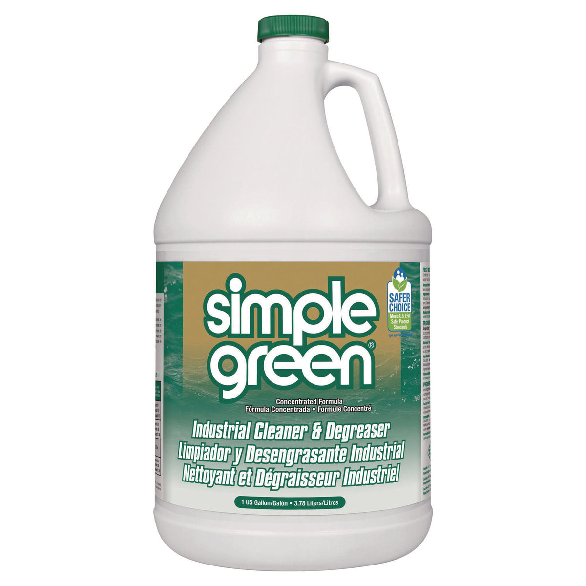 Simple Green Industrial Cleaner and Degreaser, Concentrate, 1 Gal